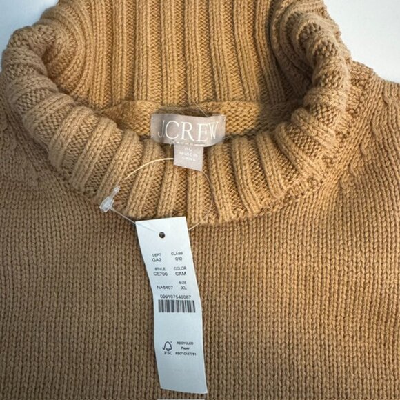 J.Crew NWT Cotton Turtleneck Sweater– Size XL - 0083 - Picture 5 of 6